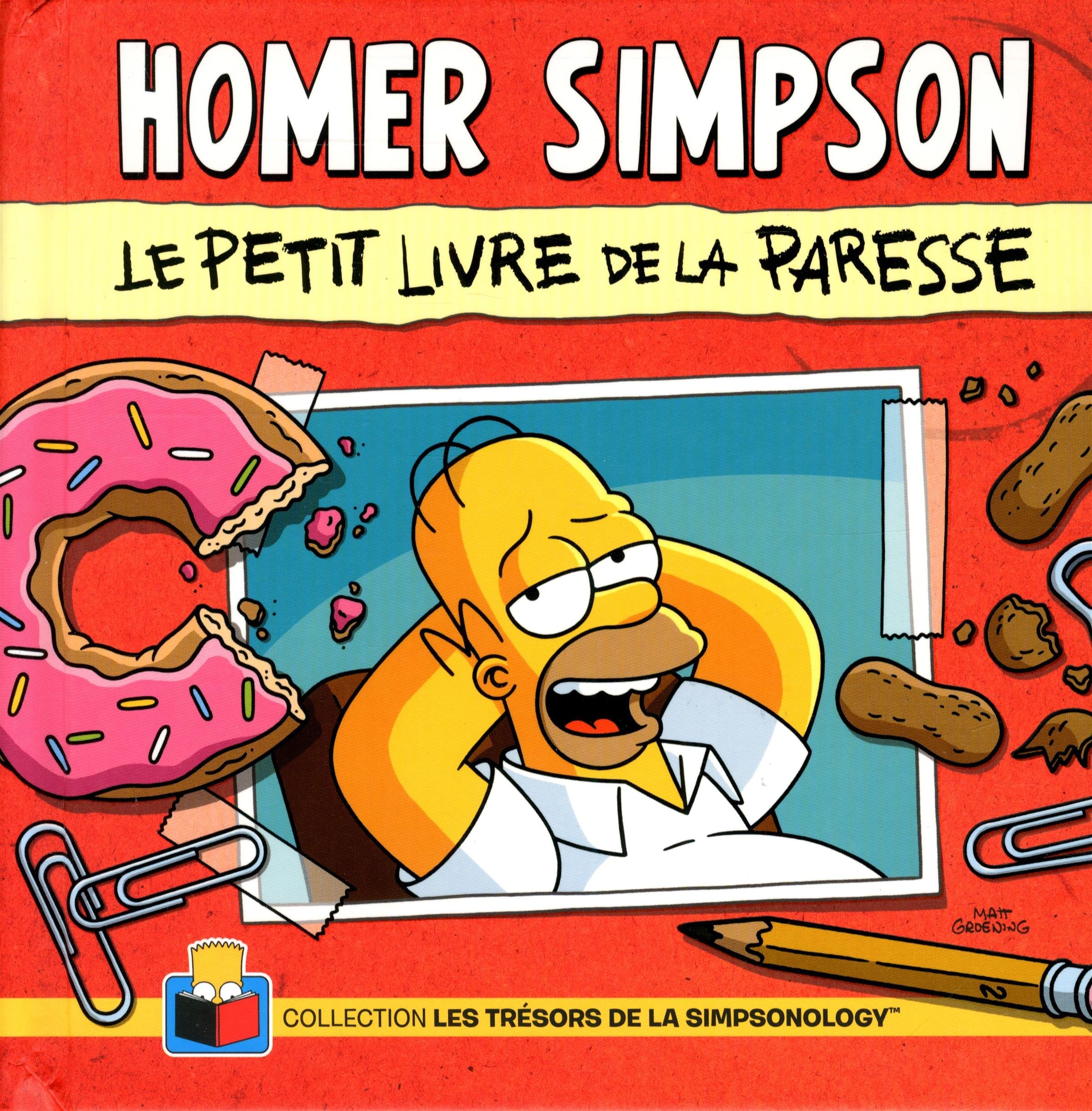Homer Simpson Le petit livre de la paresse Tiptoi & Games