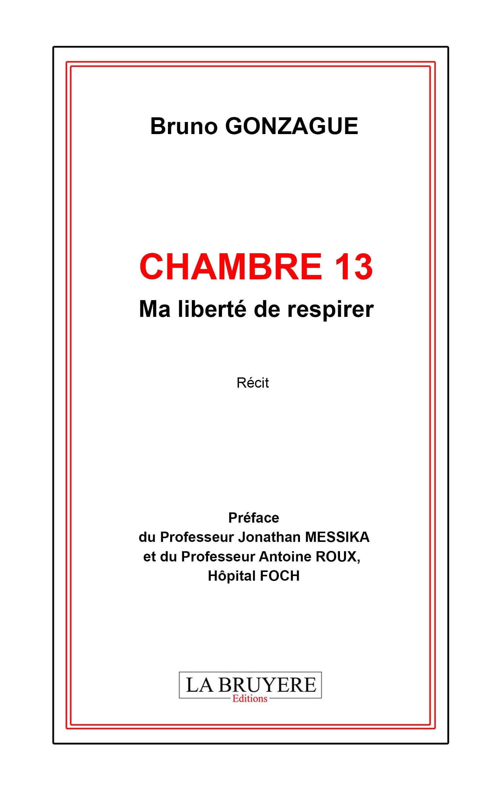 CHAMBRE 13 Ma liberté de respirer Books