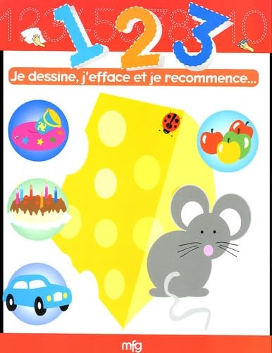 1 2 3 Je dessine, j'efface et je recommence book