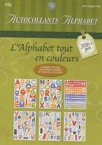 Autocollants l'Alphabet tout en couleurs Books
