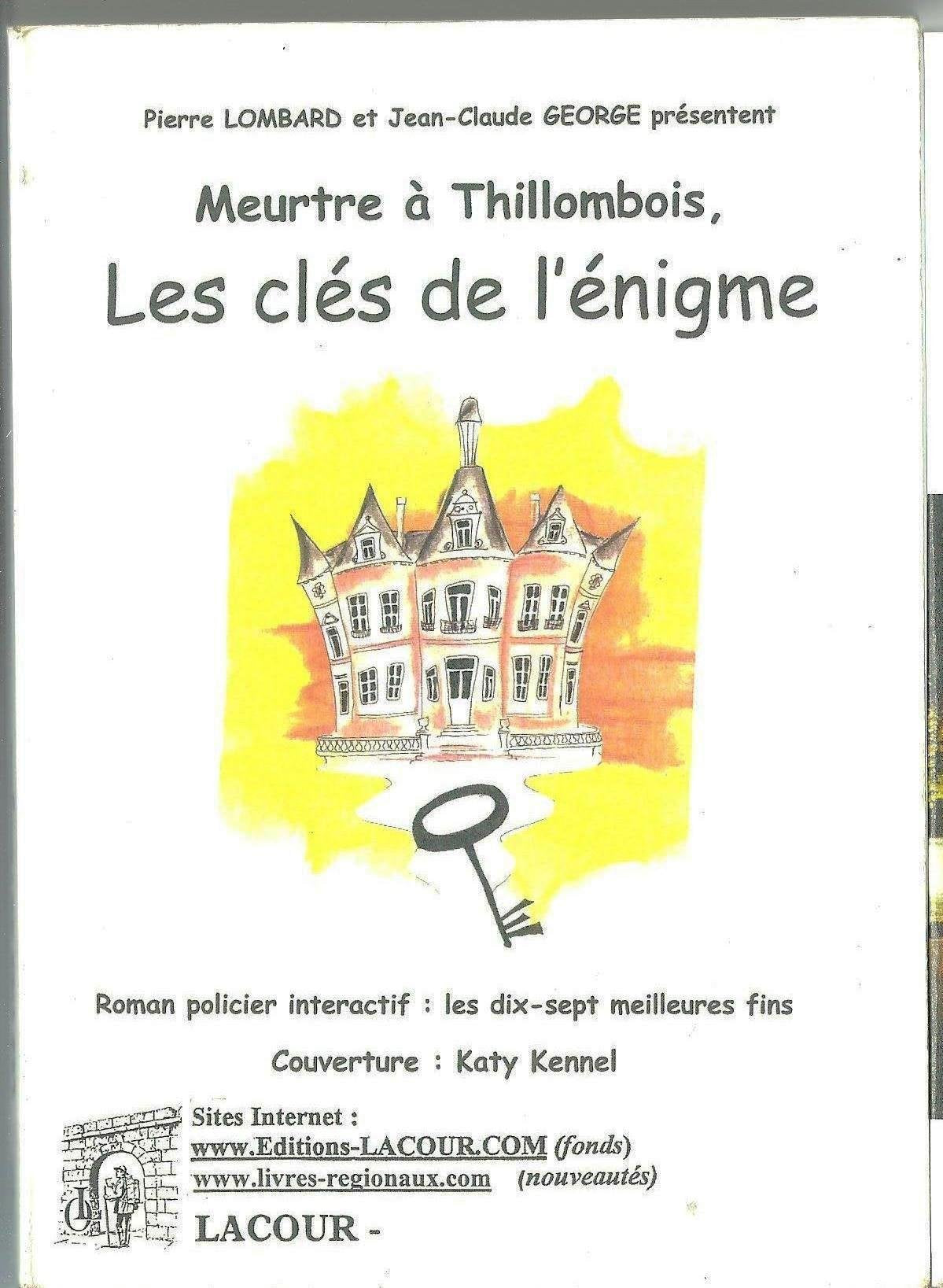 Meurtre à Thillombois: Les dix-sept fins retenues par le jury Books