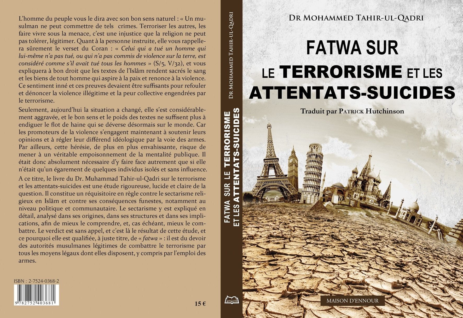 Fatwa sur le terrorisme et les attentas suicides book