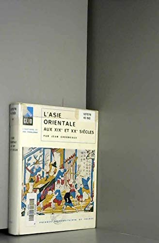 L'Asie orientale aux XIX° et XX° siècles book