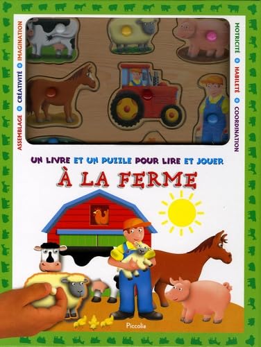 A la ferme: Un livre et un puzzle pour lire et jouer Books