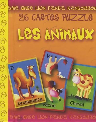 Les animaux: 26 cartes puzzle Books