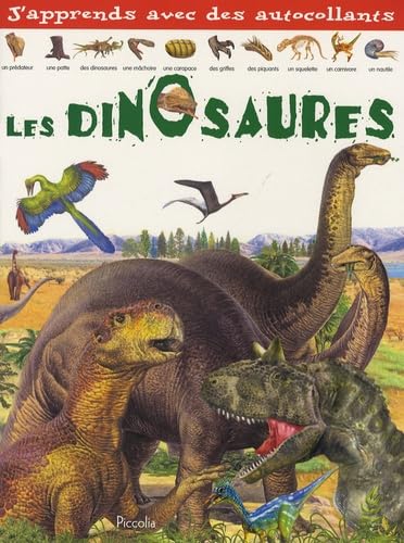 Les dinosaures: J'apprends avec des autocollants book