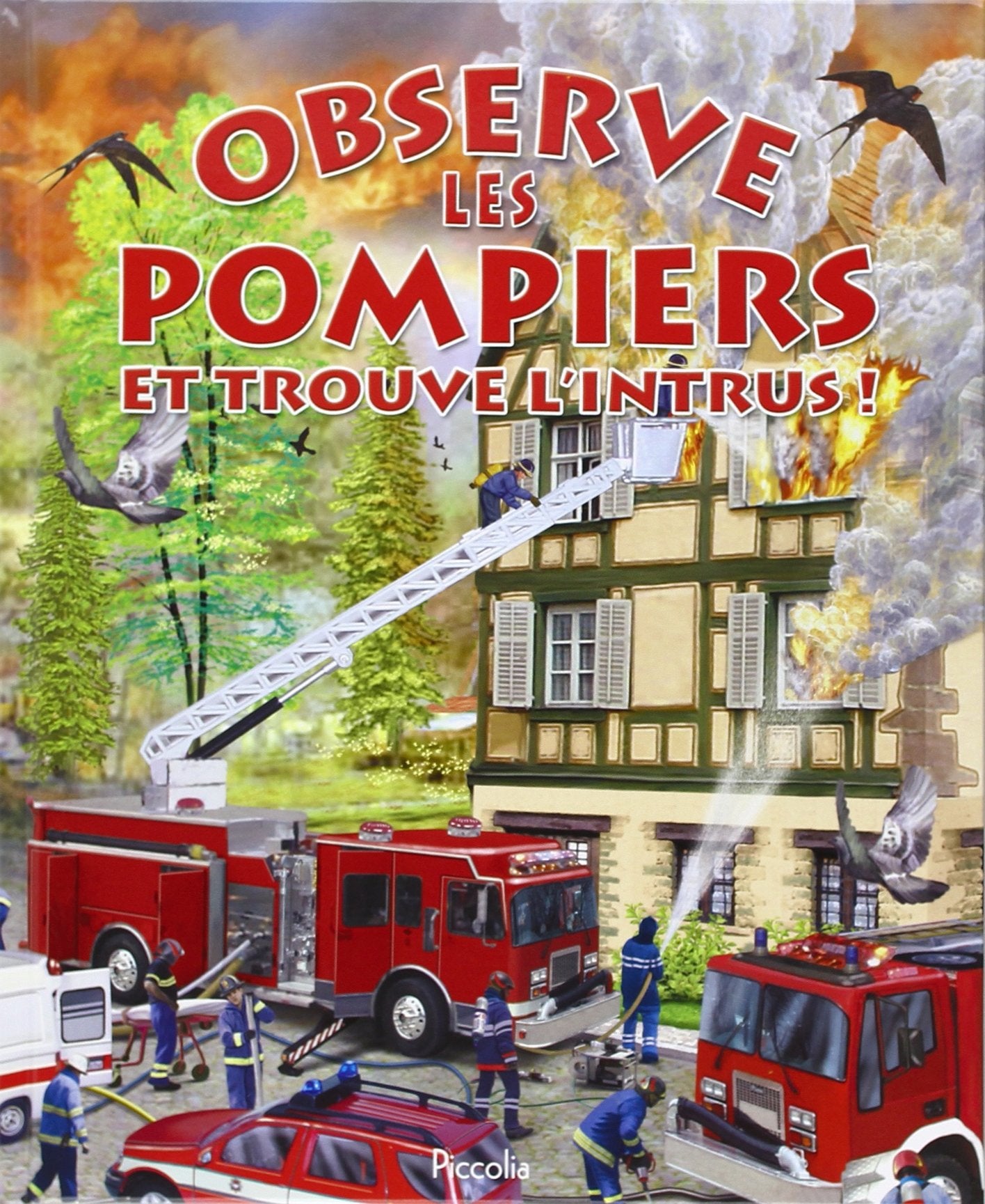 Observe les pompiers et trouve l'intrus ! book