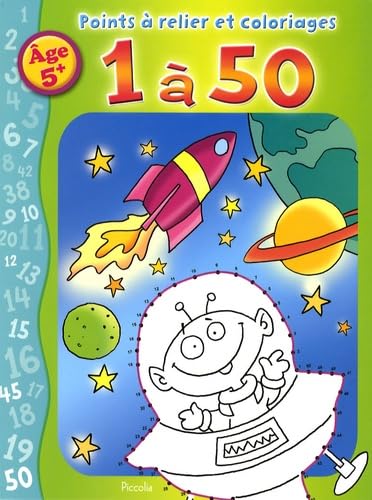 Points à relier et coloriages 1 à 50 book