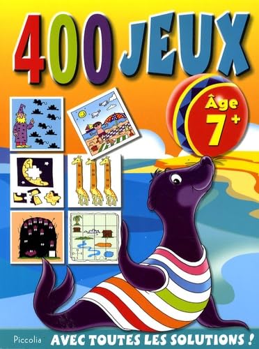 400 jeux avec toutes les solutions : couverture otarie book