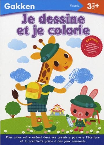 Je dessine et je colorie: 3 ans et + book