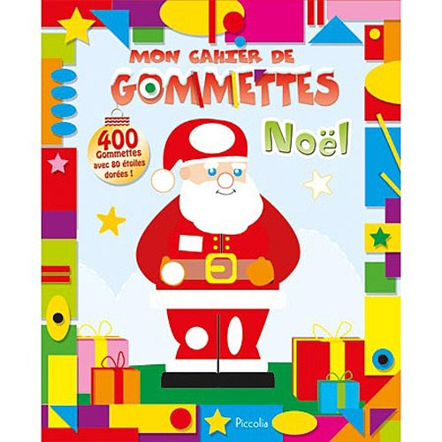 Mon cahier de gommettes brillantes Noël Books