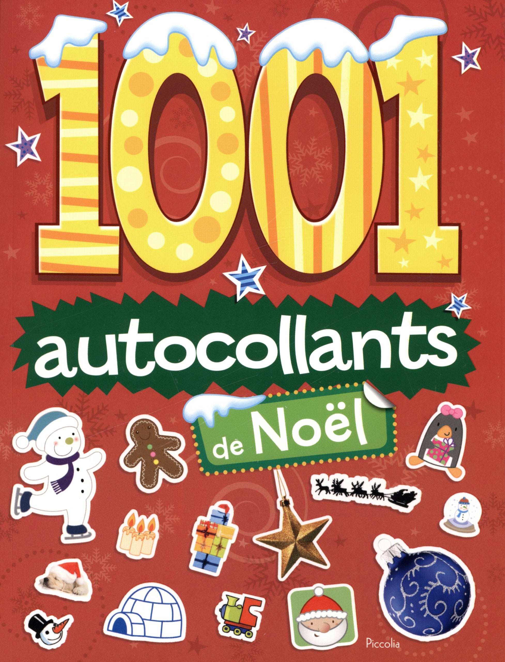 1001 autocollants de Noël Books