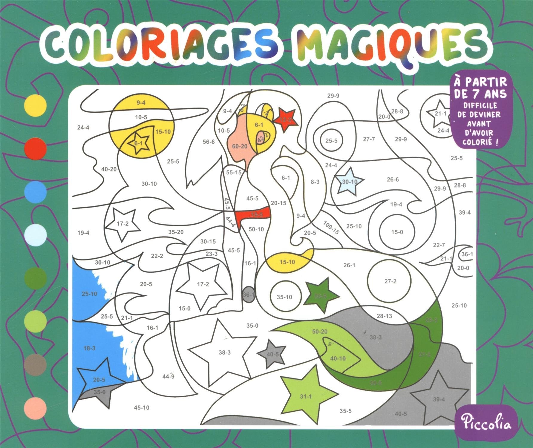 Coloriages magiques, la sirène book