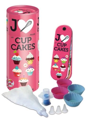 J'aime les cupcakes: Avec 4 caissettes à cupcake en silicone, 1 piston à cupcake, 1 poche pâtissière avec 4 douilles book