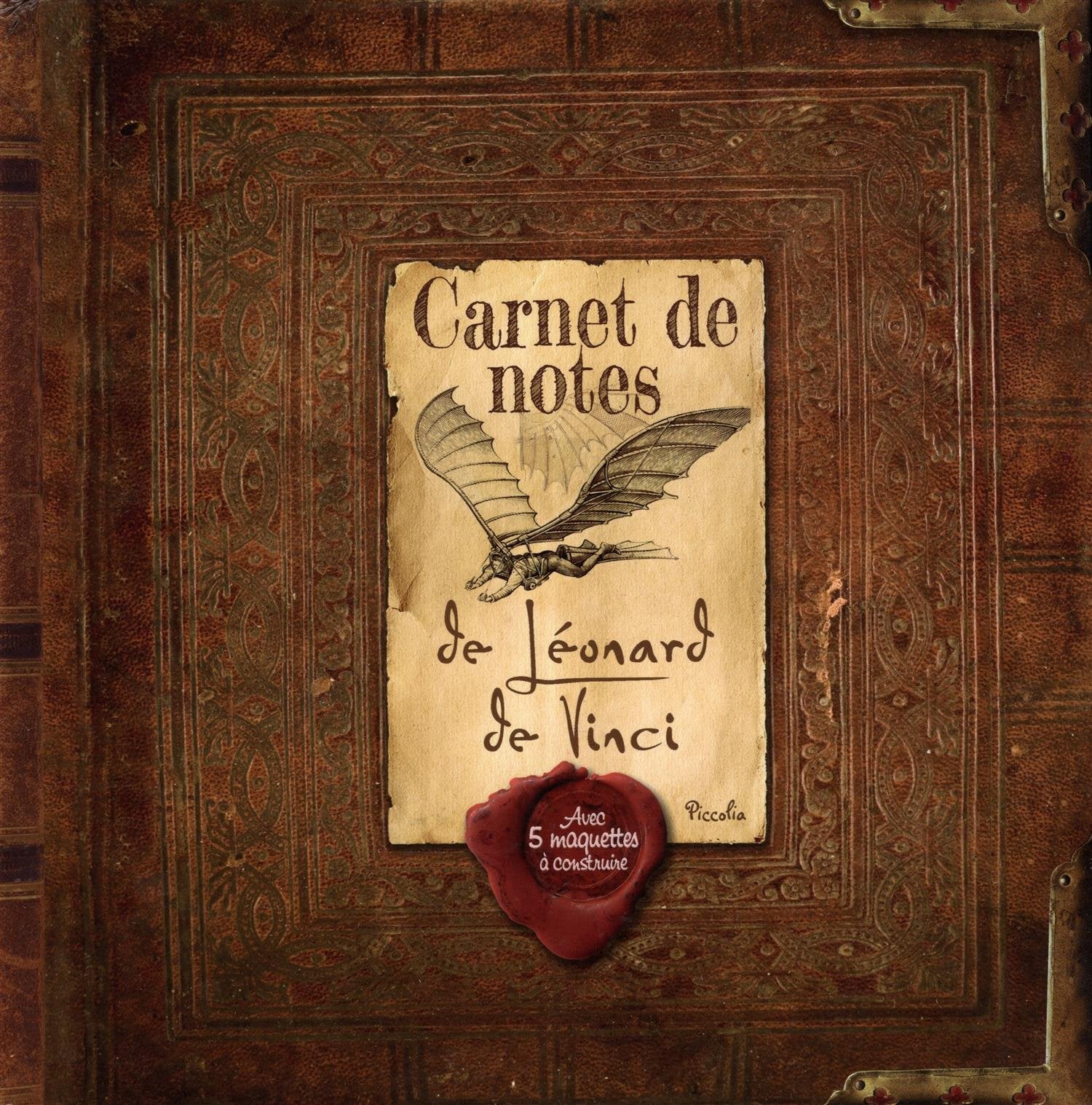 Carnet de notes de Léonard de Vinci: Avec 5 maquettes à construire ! book
