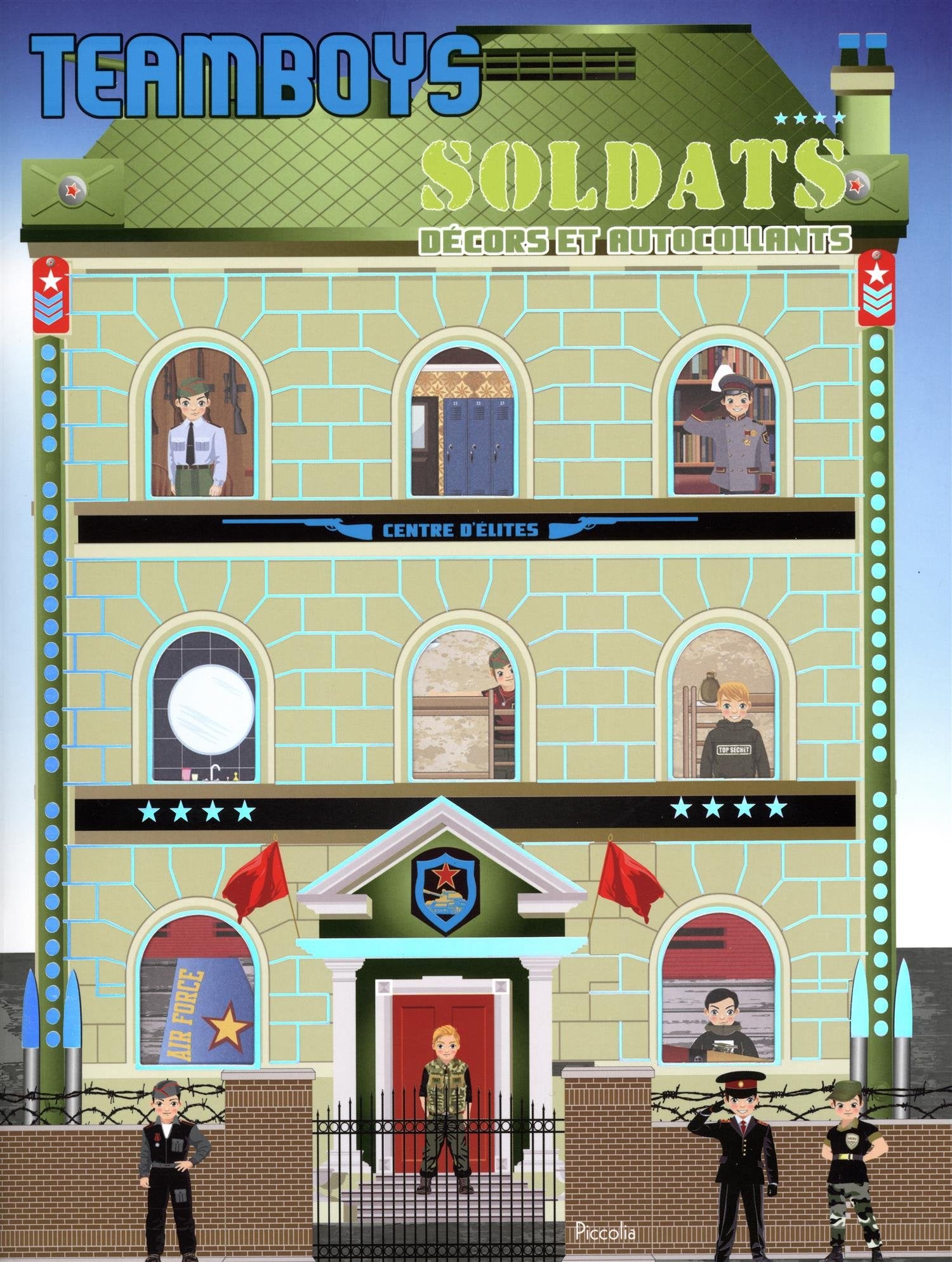 Soldats : décors et autocollants Books