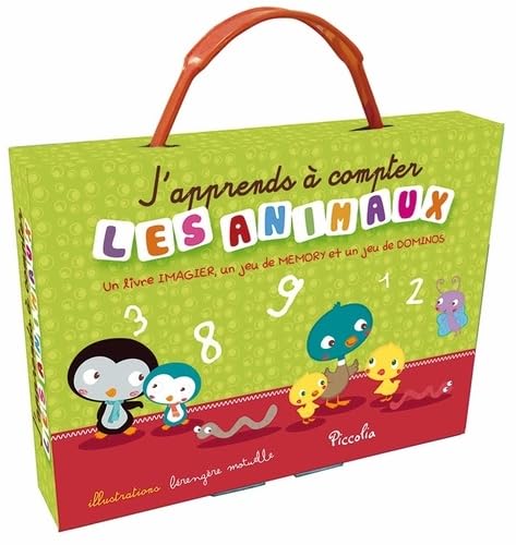 J'apprends à compter les animaux: Un livre imagier, un jeu de memory et un jeu de dominos Books