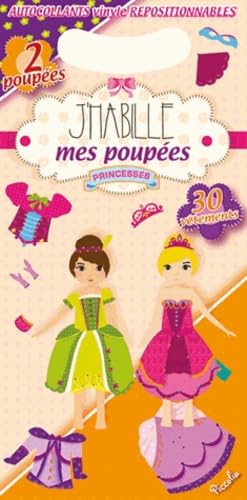 Les poupées princesses: Avec 2 poupées et 30 vêtements book