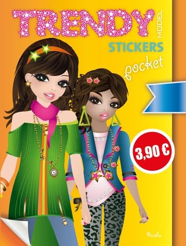Trendy model stickers pocket: Jaune Books
