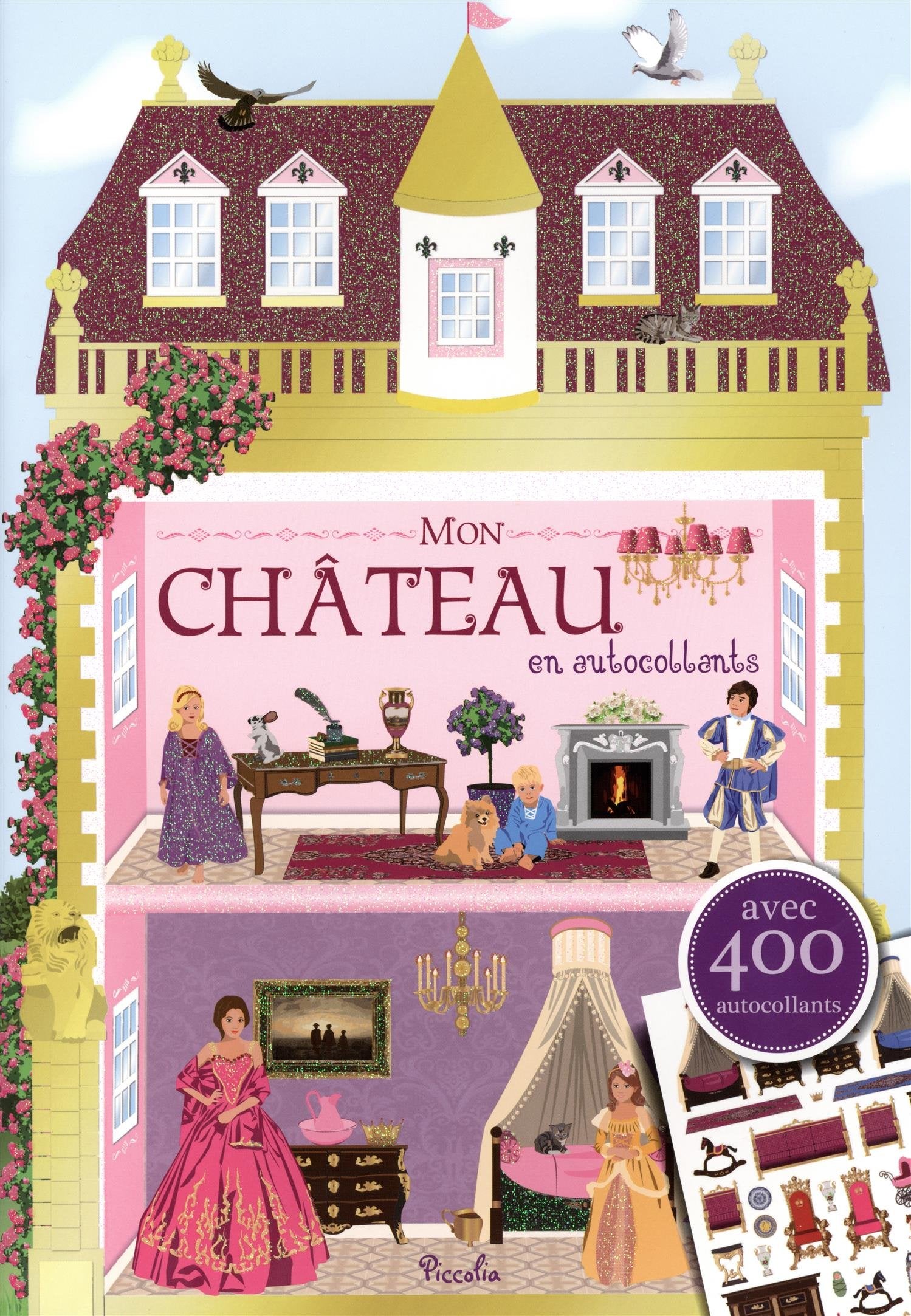 Mon château en autocollants book