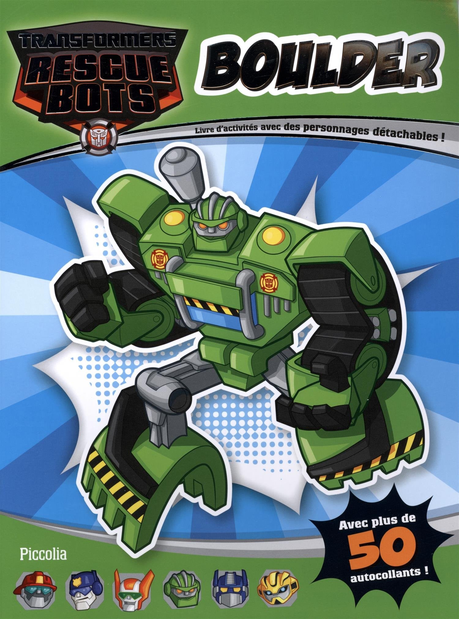 Boulder: Livre d'activités avec des personnages détachables ! book