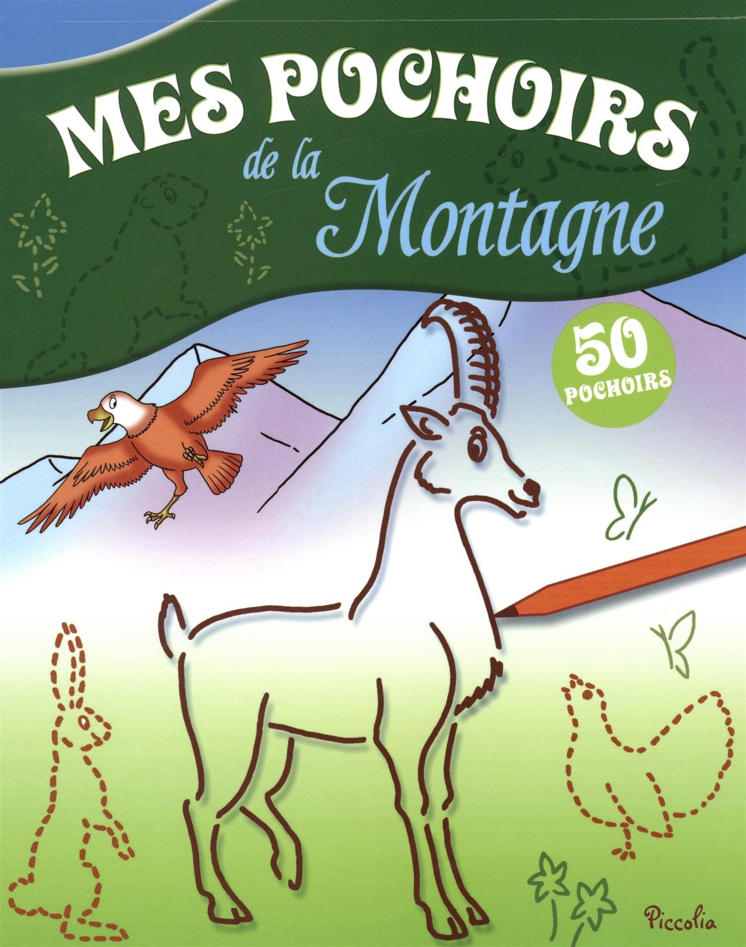 Mes pochoirs de la montagne: 50 pochoirs Books
