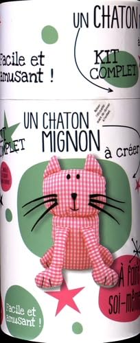 Un chaton mignon: Avec tissu et bourre book