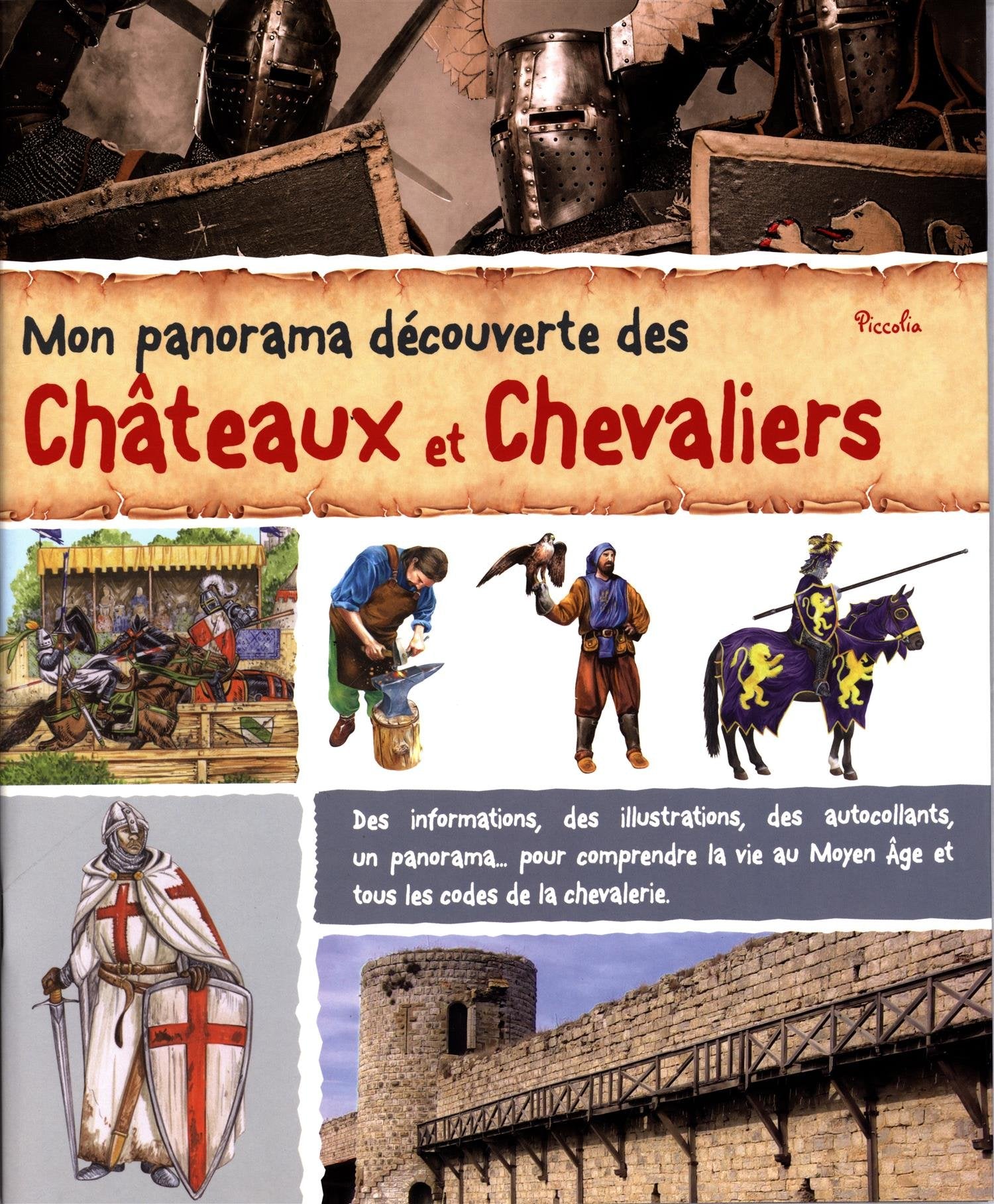 Mon panorama découverte des châteaux et chevaliers Books