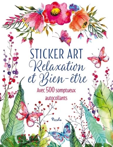 Sticker art: Relaxation et bien-être Books
