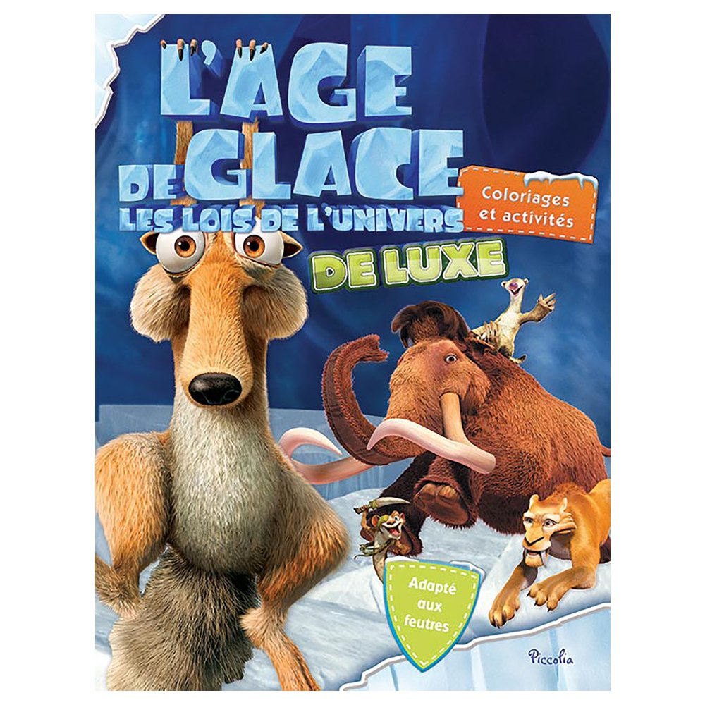 L'Age de glace : les lois de l'univers: Coloriages et activités de luxe book