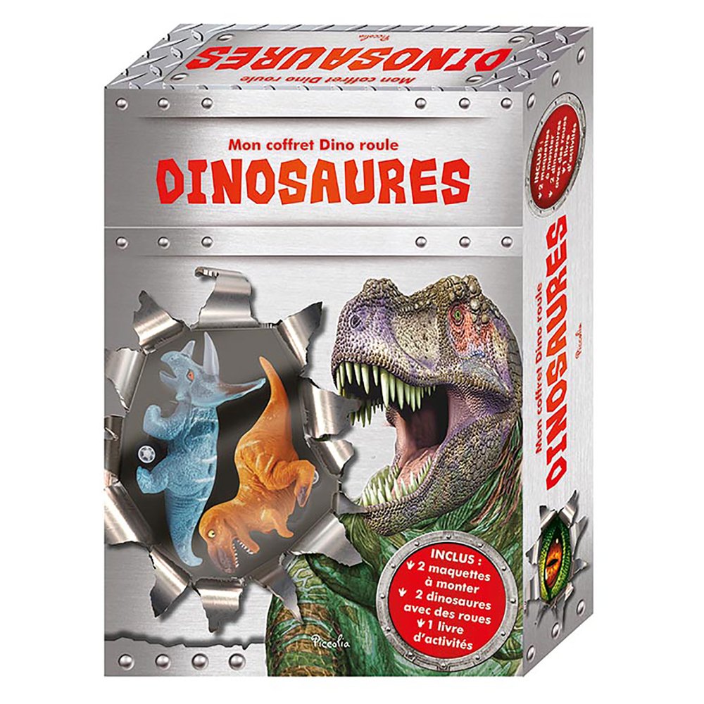 Dinosaures: Mon coffret Dino roule book