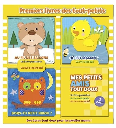 Premiers livres des tout-petits: Coffret en 3 volumes : Au fil des saisons ; Où est maman ? ; Dors-tu petit hibou ? book