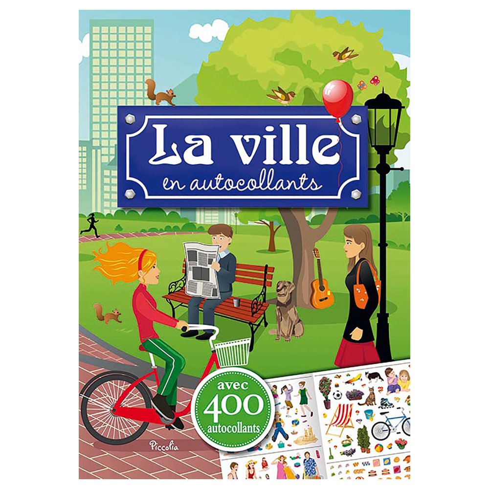 La ville en autocollants book
