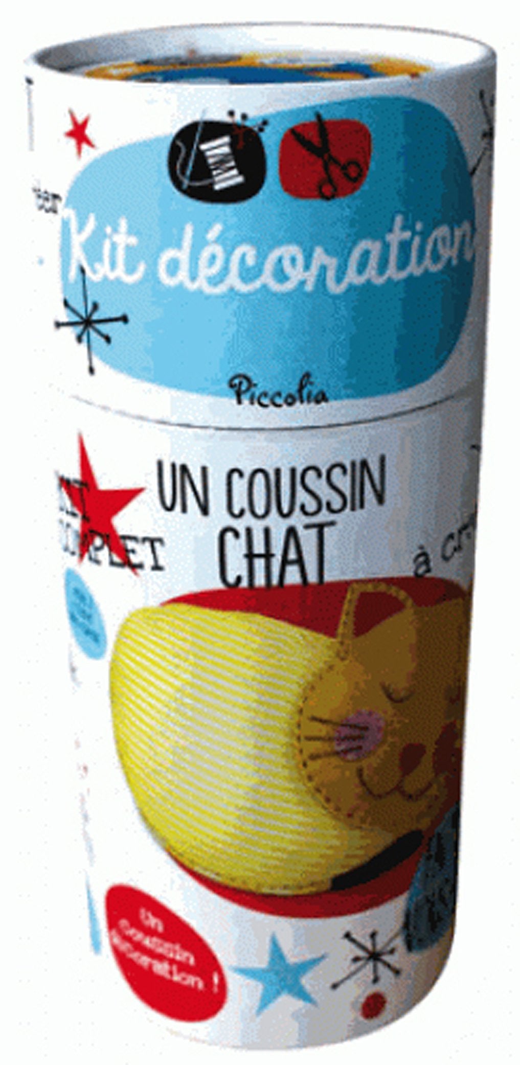 Un coussin chat à créer: Avec tous les matériaux nécessaires book