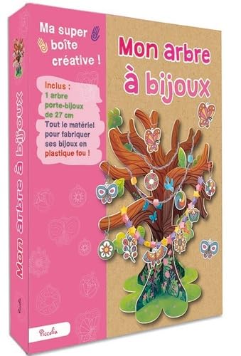 Mon arbre à bijoux: Avec 1 arbre porte-bijoux de 27 cm, tout le matériel pour fabriquer ses bijoux en plastique fou ! book