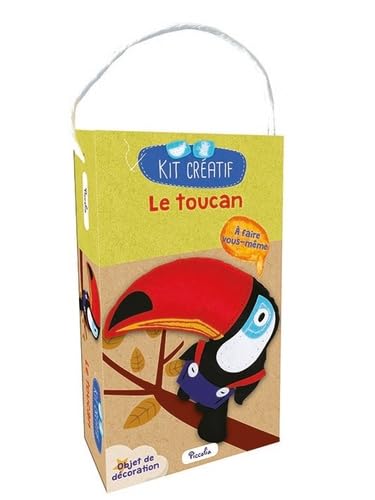 Le toucan: Avec du tissu prédécoupé, du rembourrage, 1 fil de coton blanc, 2 échevettes de fil de coton, 1 aiguille et 1 notice Books