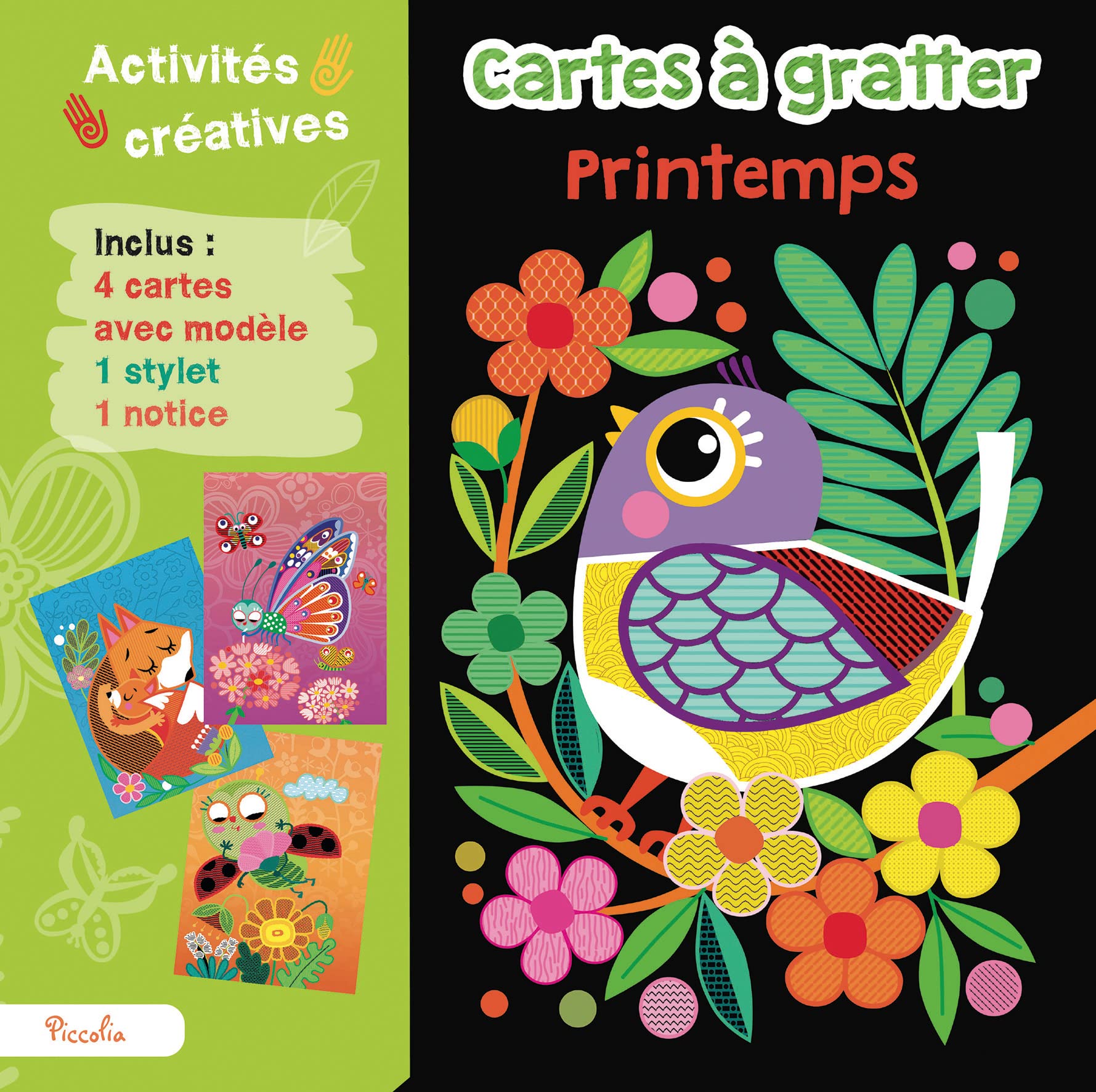 Cartes à gratter printemps: activités créatives Leisure, Home & Garden