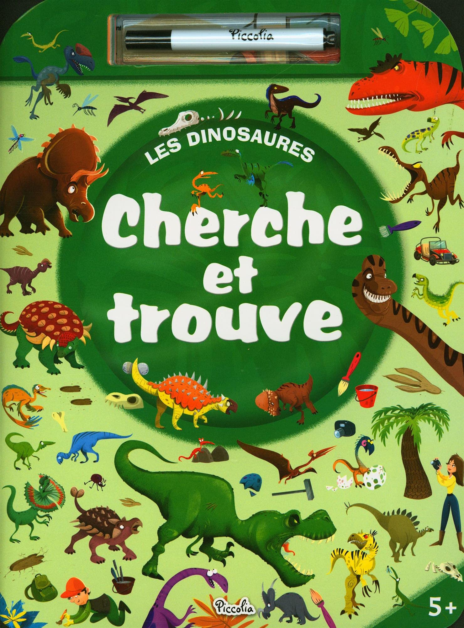 Cherche et trouve les dinosaures book