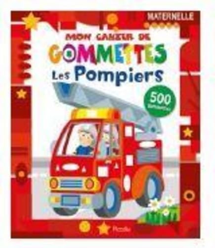Les pompiers - Mon atelier gommettes book