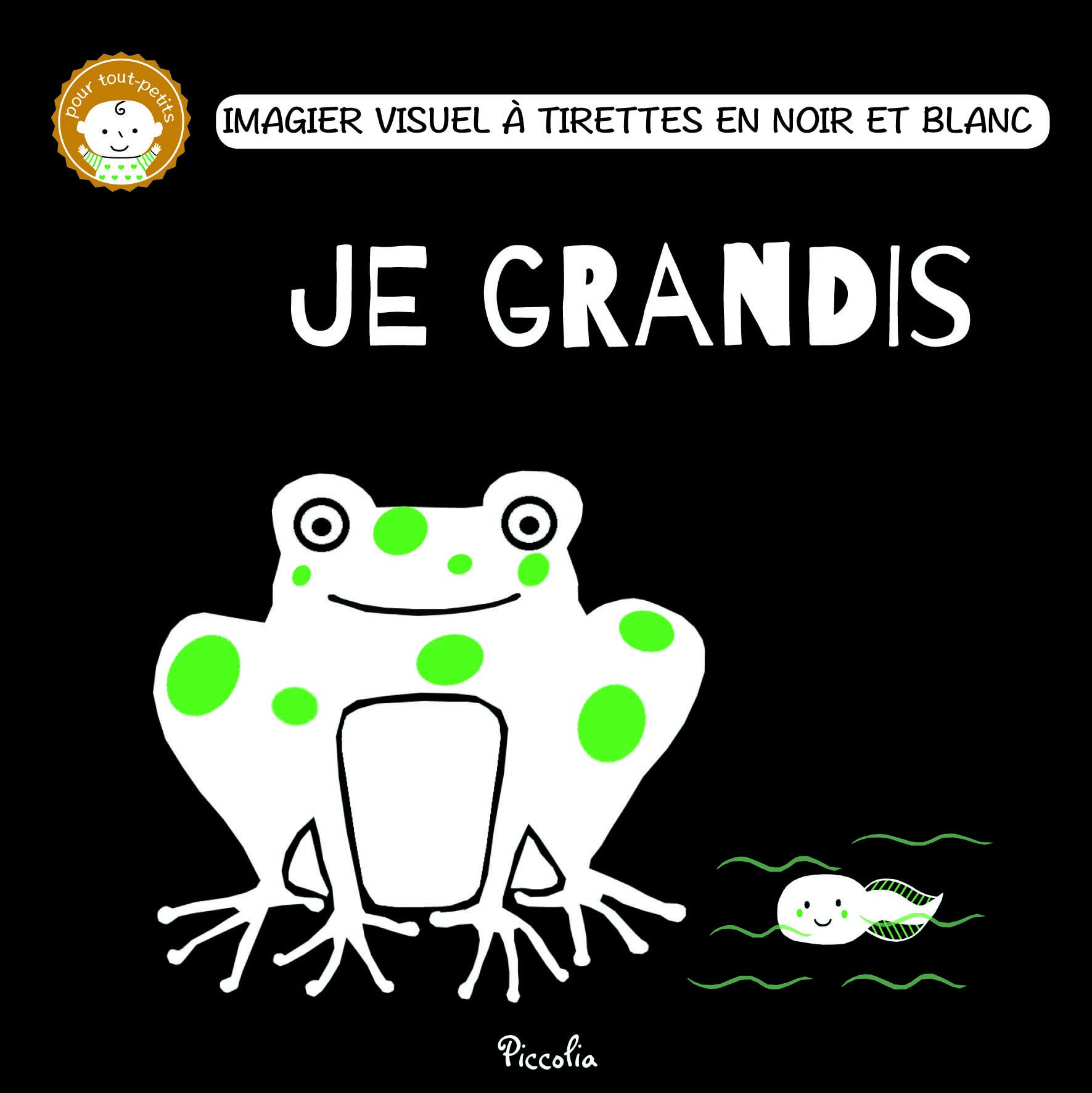 Je grandis Imagier visuel à tirettes book