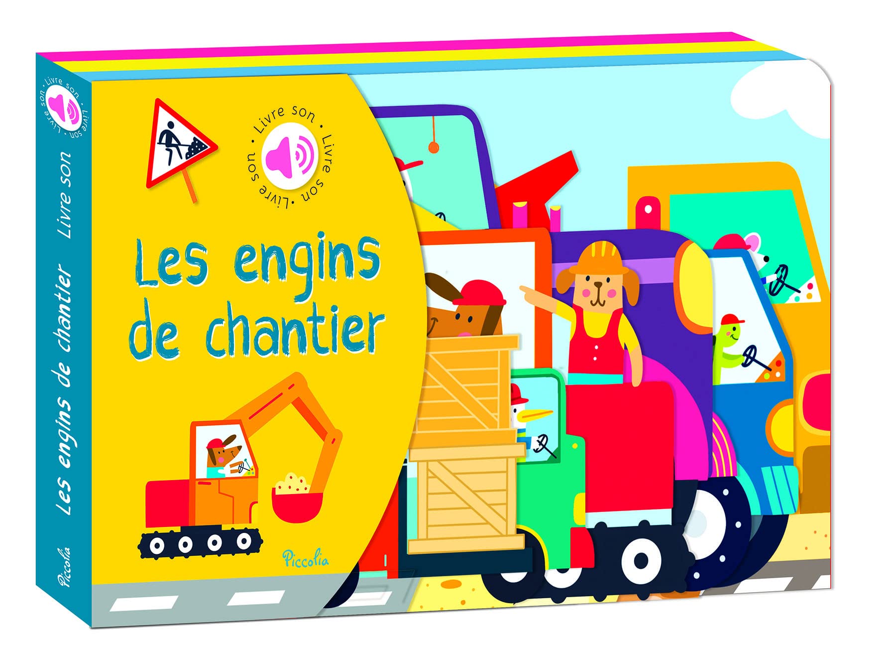 Les engins de chantier Livre son book