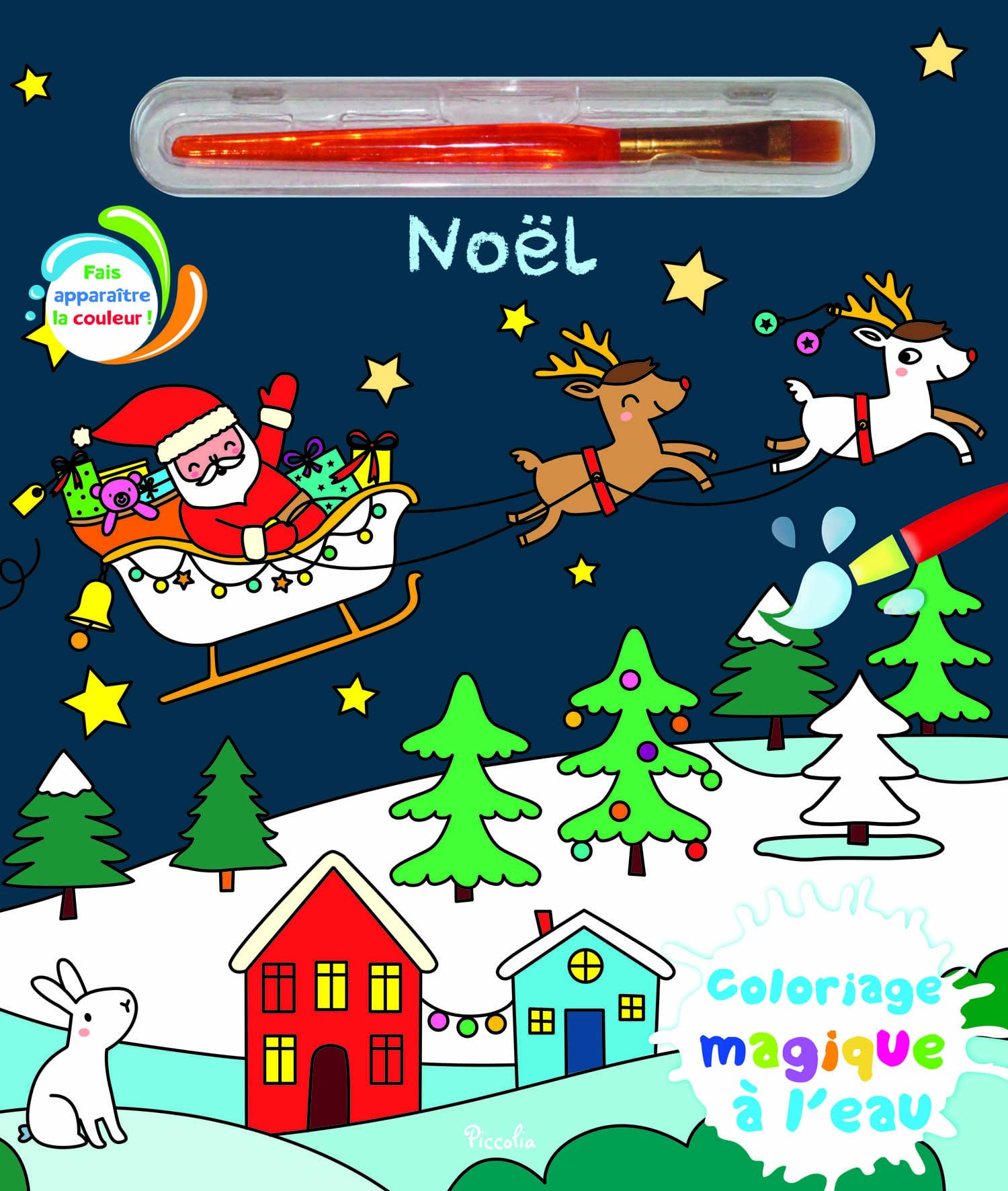 Coloriage magique à l'eau - Noël: Fais apparaître la couleur ! book