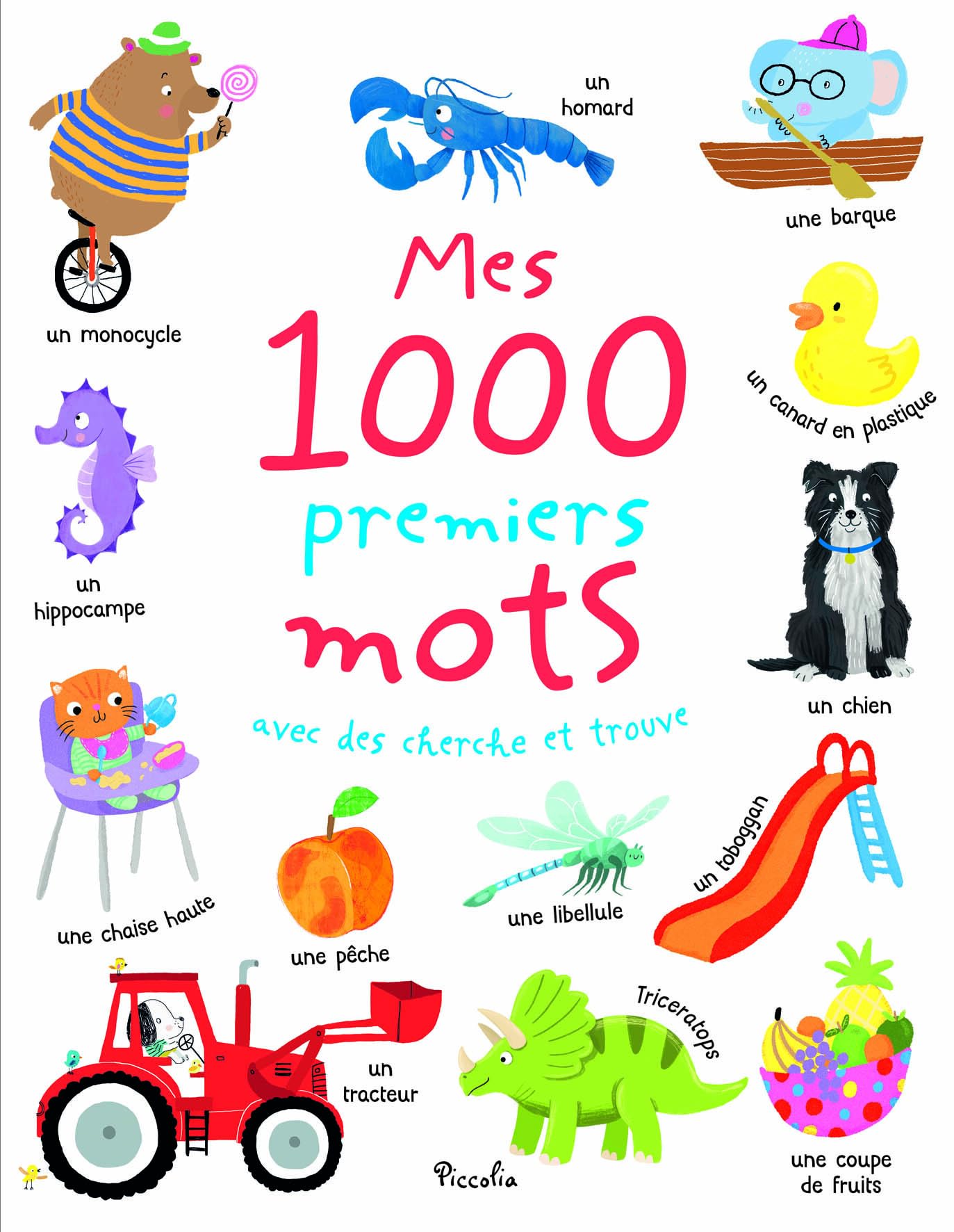 Mes 1000 premiers mots avec des cherche et trouve book