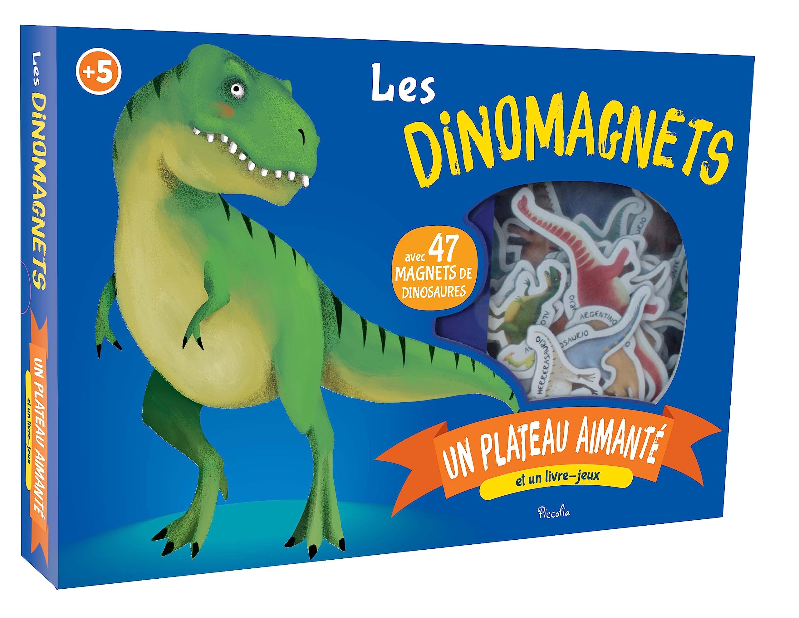 Les dinomagnets: Un plateau aimenté et un livre-jeux book