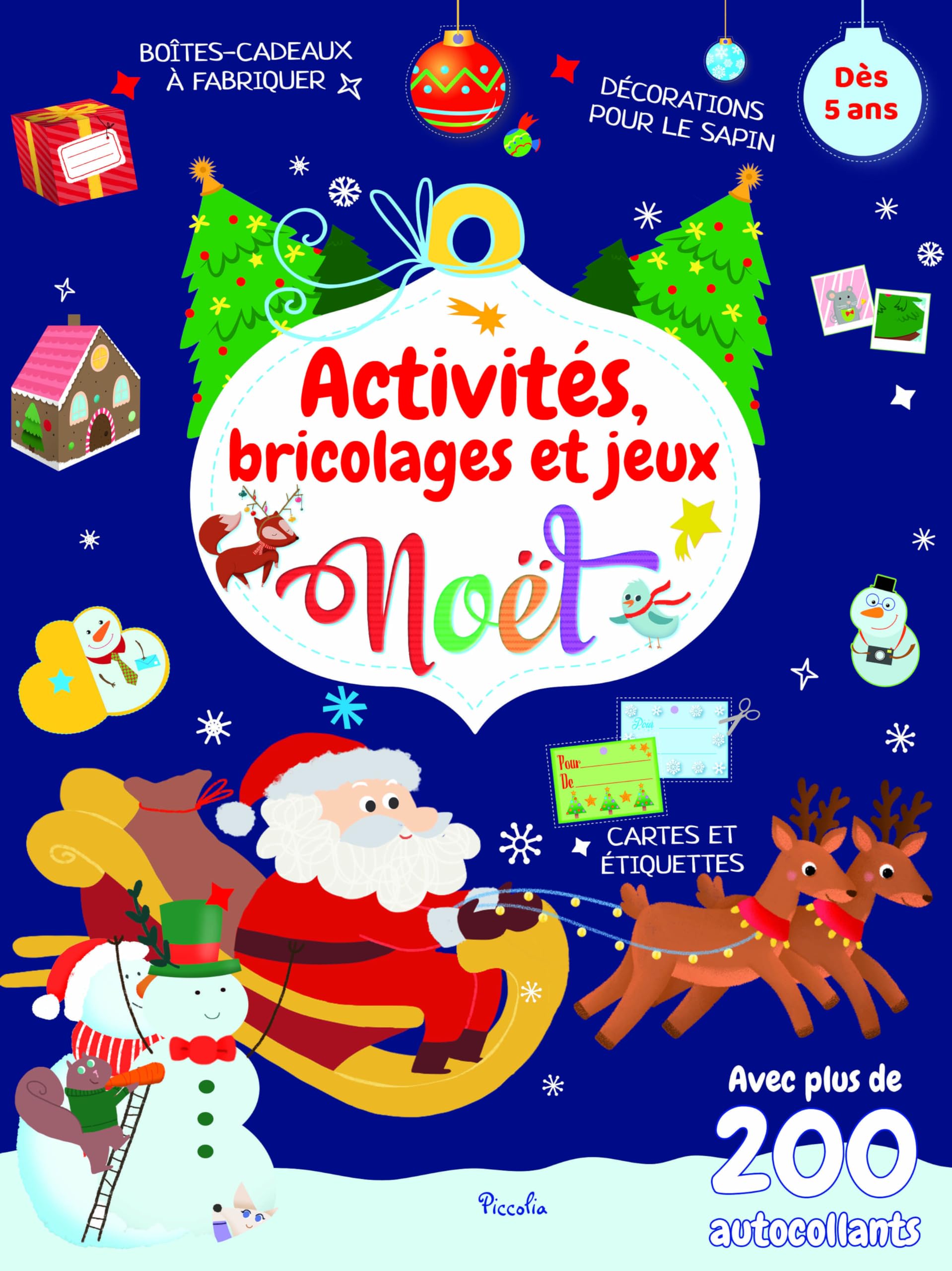 Activités, bricolages et jeux de Noël book