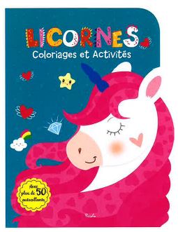 Licornes : coloriages et activités book