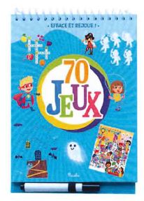 70 jeux : efface et rejoue ! : bleu Tiptoi & Games