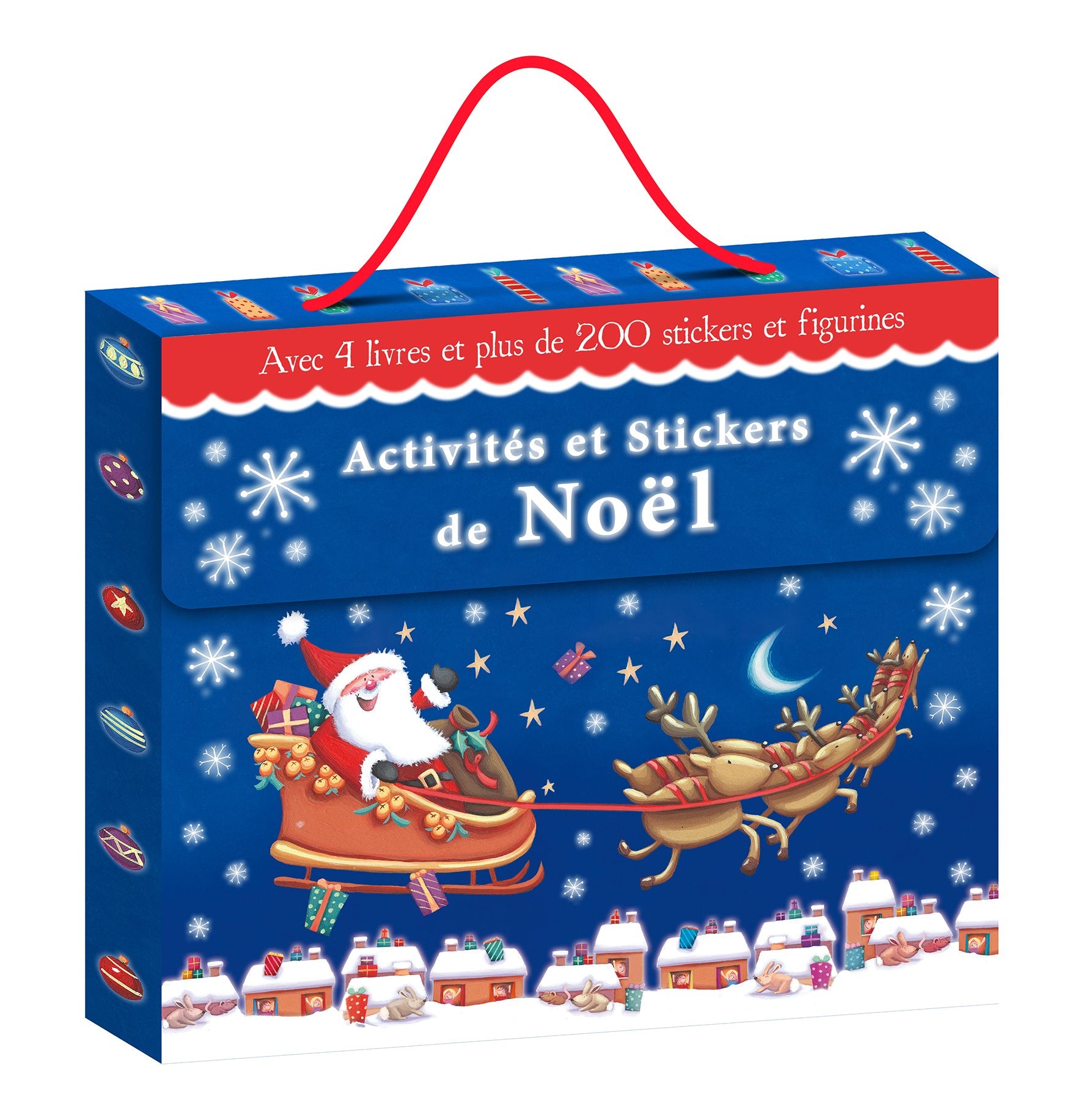 Activités et Stickers de Noël: Avec 4 livres et plus de 200 stickers et figurines book