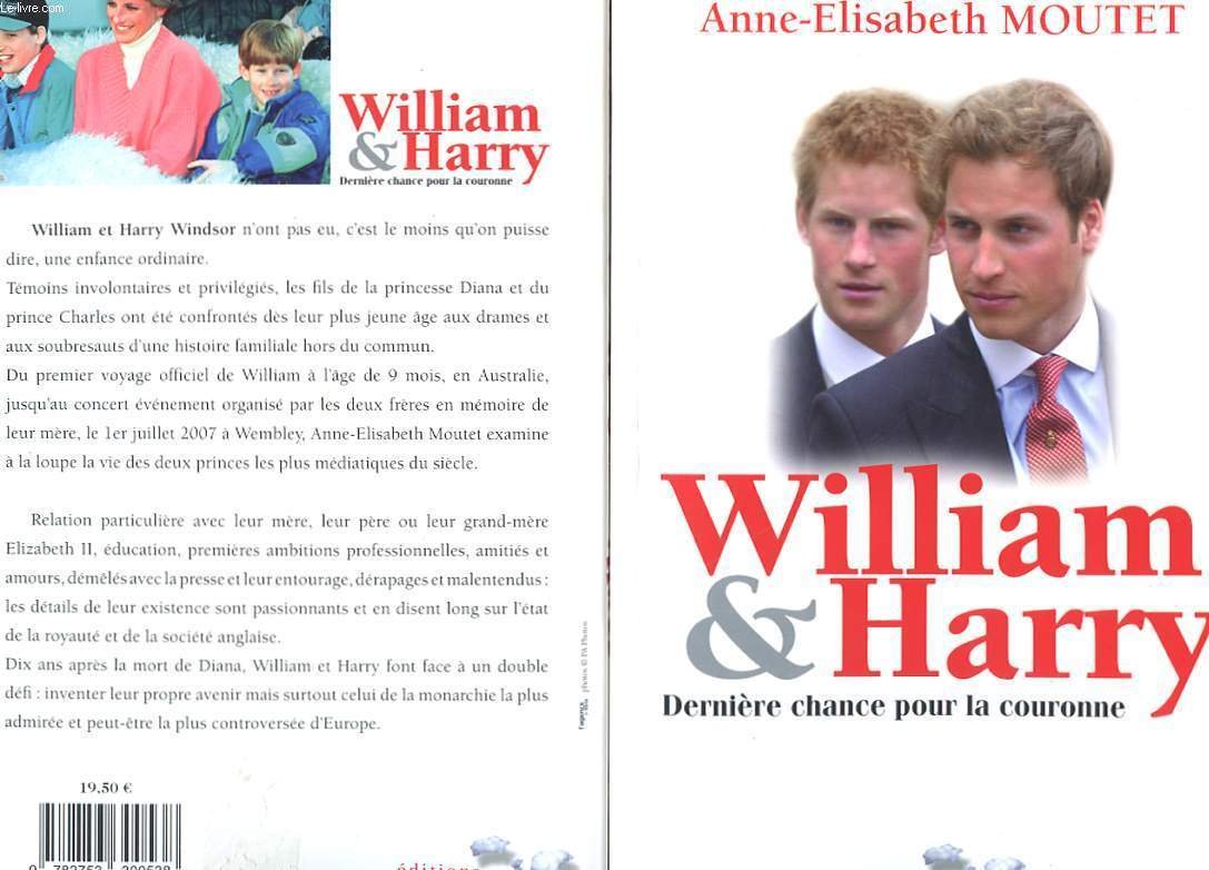 William & Harry: Dernière chance pour la couronne book