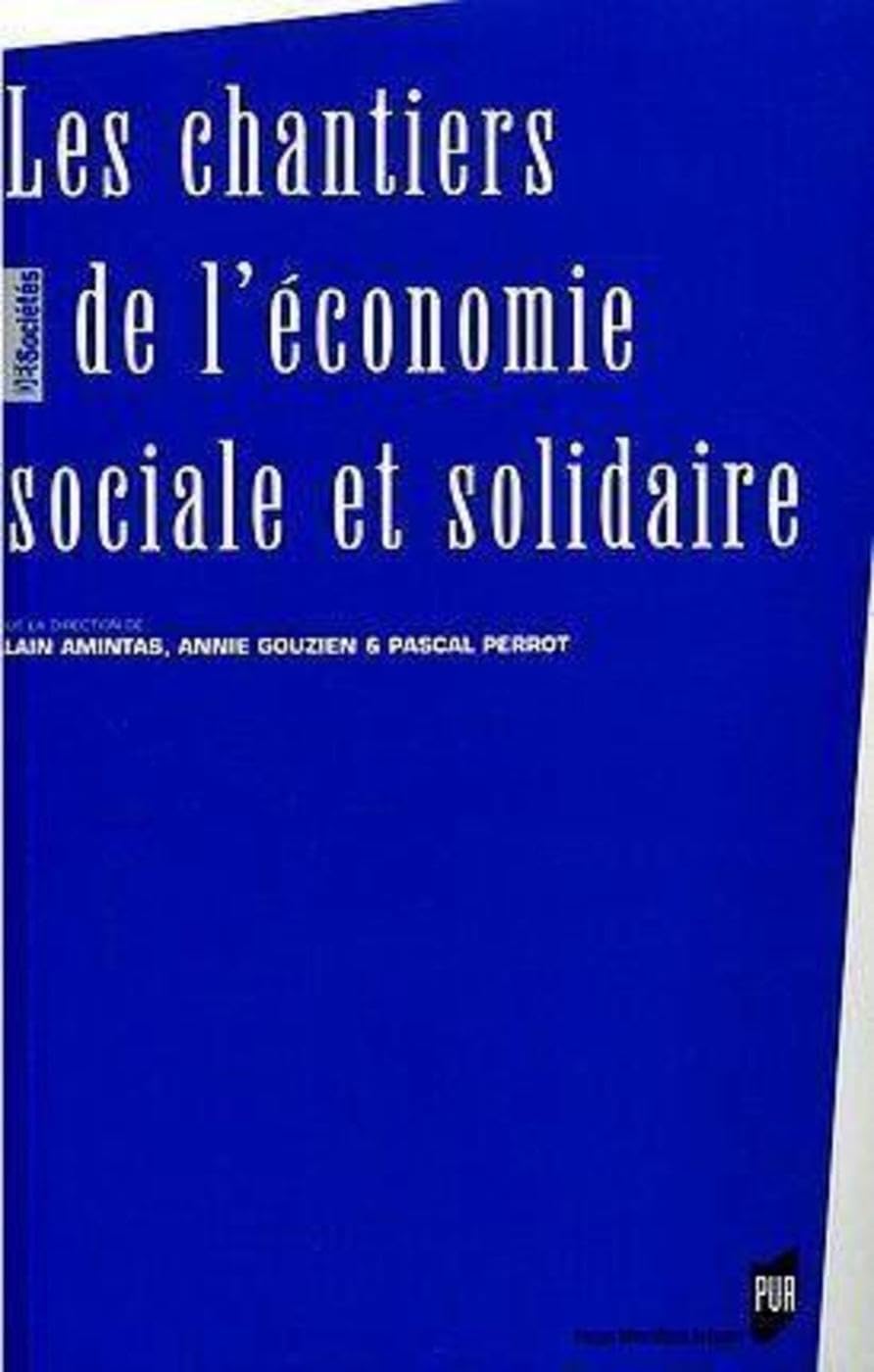 CHANTIERS DE L ECONOMIE SOCIALE ET SOLIDAIRE book